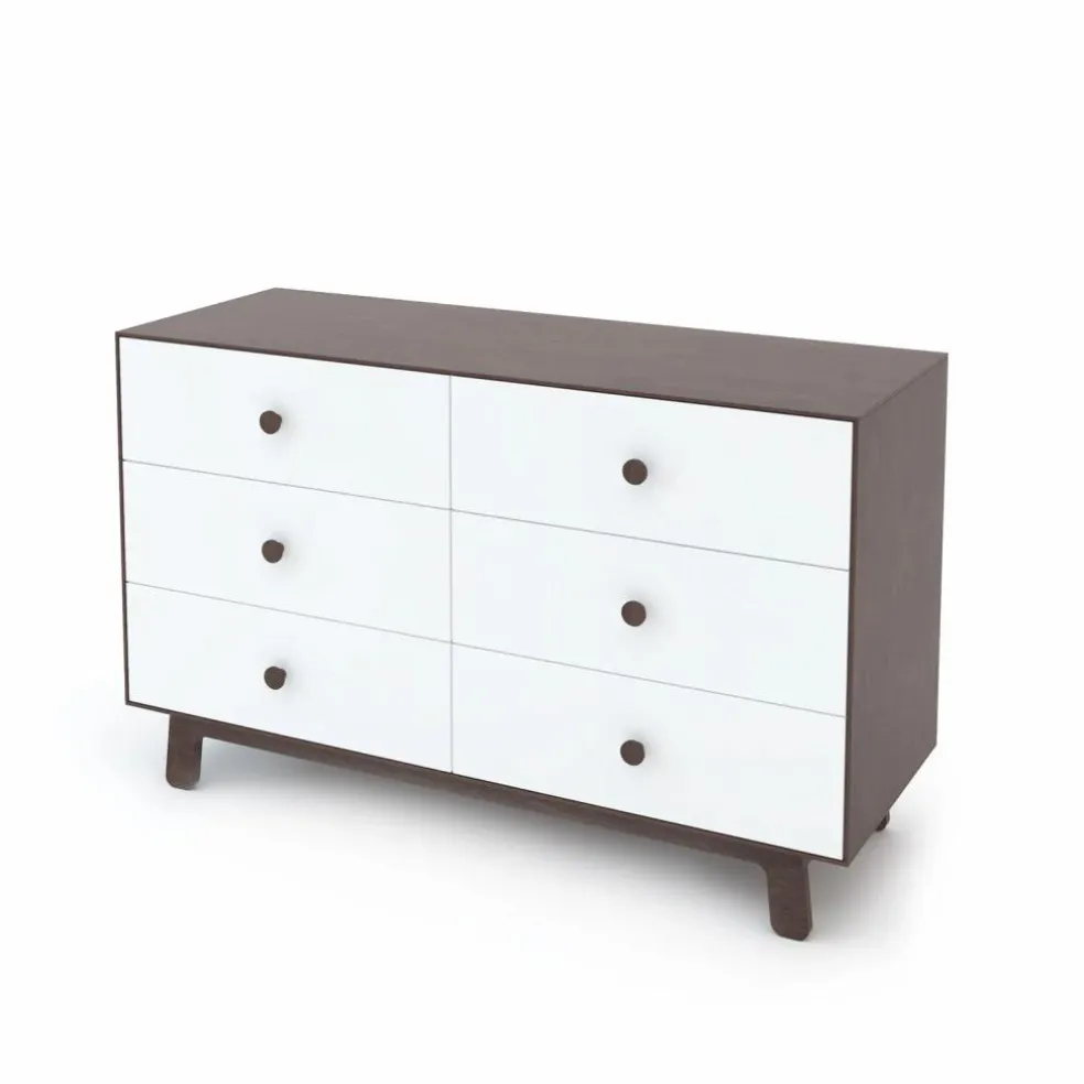 Commode 6 tiroirs Merlin base Sparrow | Blanc