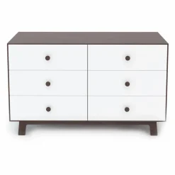 Commode 6 tiroirs Merlin base Sparrow | Blanc