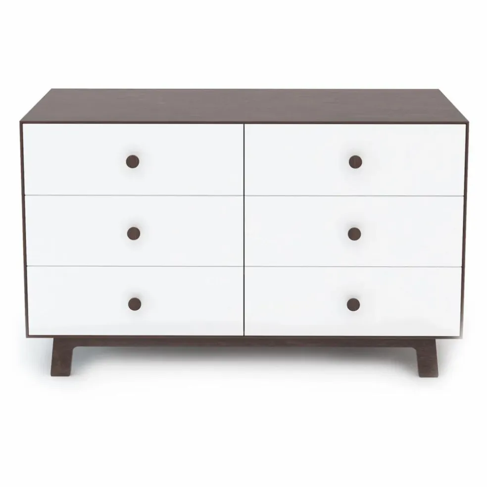 Commode 6 tiroirs Merlin base Sparrow | Blanc