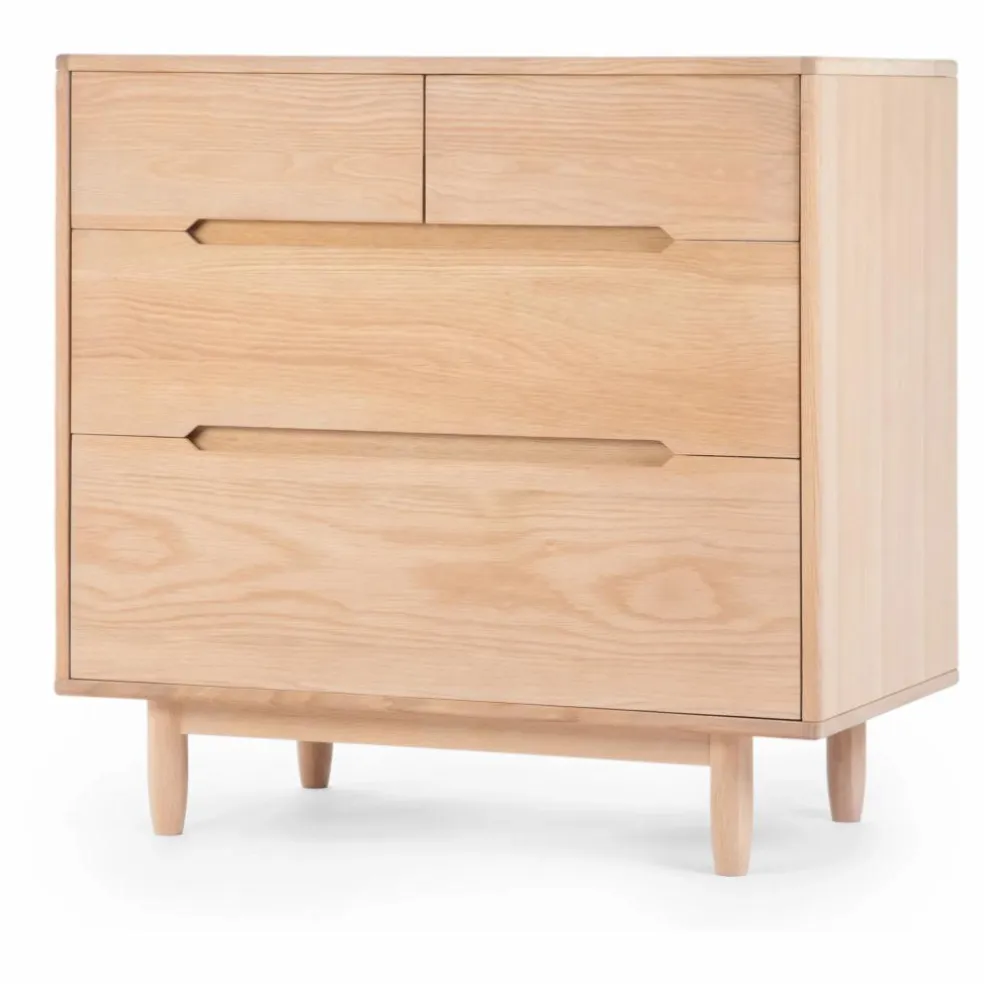 Commode 4 tiroirs Pure | Chêne