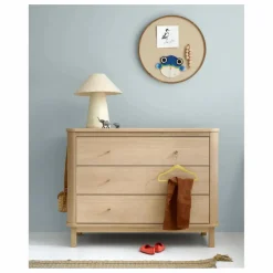 Commode Wood 3 tiroirs en chêne