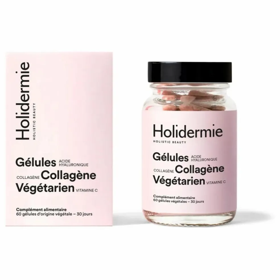 Complément alimentaire végétarien au collagène - 60 géllules