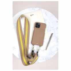 Coque Iphone Lou en cuir | Camel