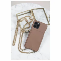 Coque Iphone Lou en cuir | Camel