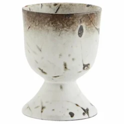 Coquetier en grès | Blanc