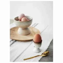 Coquetier en grès | Blanc