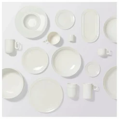 Coquetier en grès Stevns | Blanc