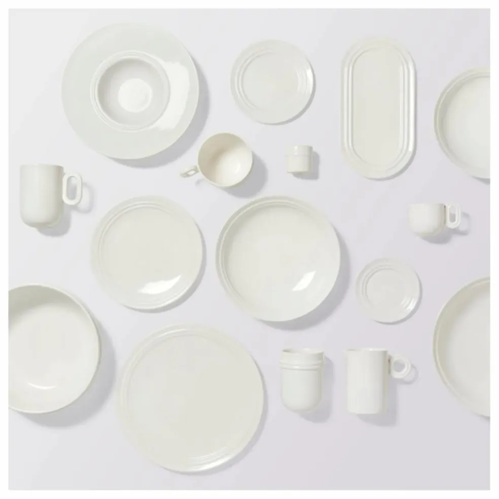 Coquetier en grès Stevns | Blanc