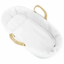 Couffin tressage feuilles de palme | Blanc