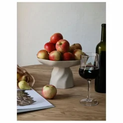 Coupe à fruits en grès Limfjord | Beige