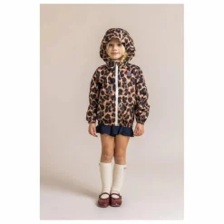 Coupe-Vent Imperméable Bastille Léopard Fibres Recyclées | Marron