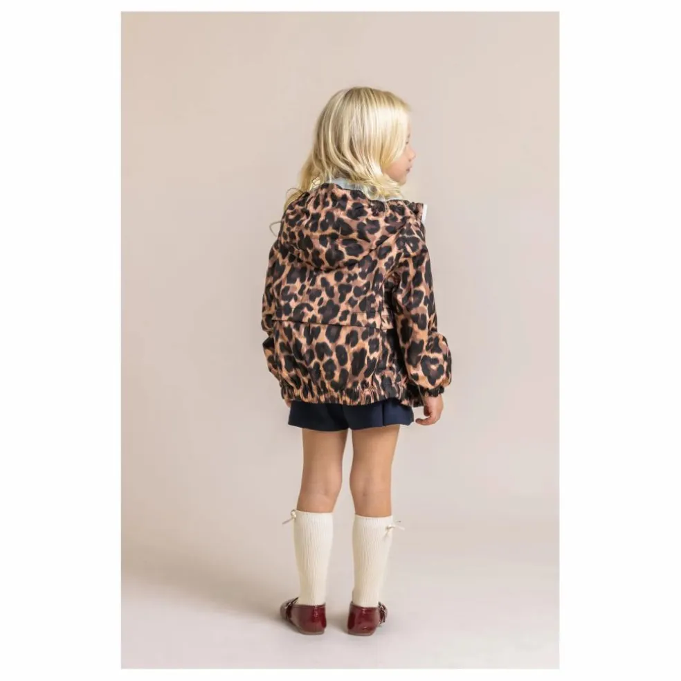 Coupe-Vent Imperméable Bastille Léopard Fibres Recyclées | Marron