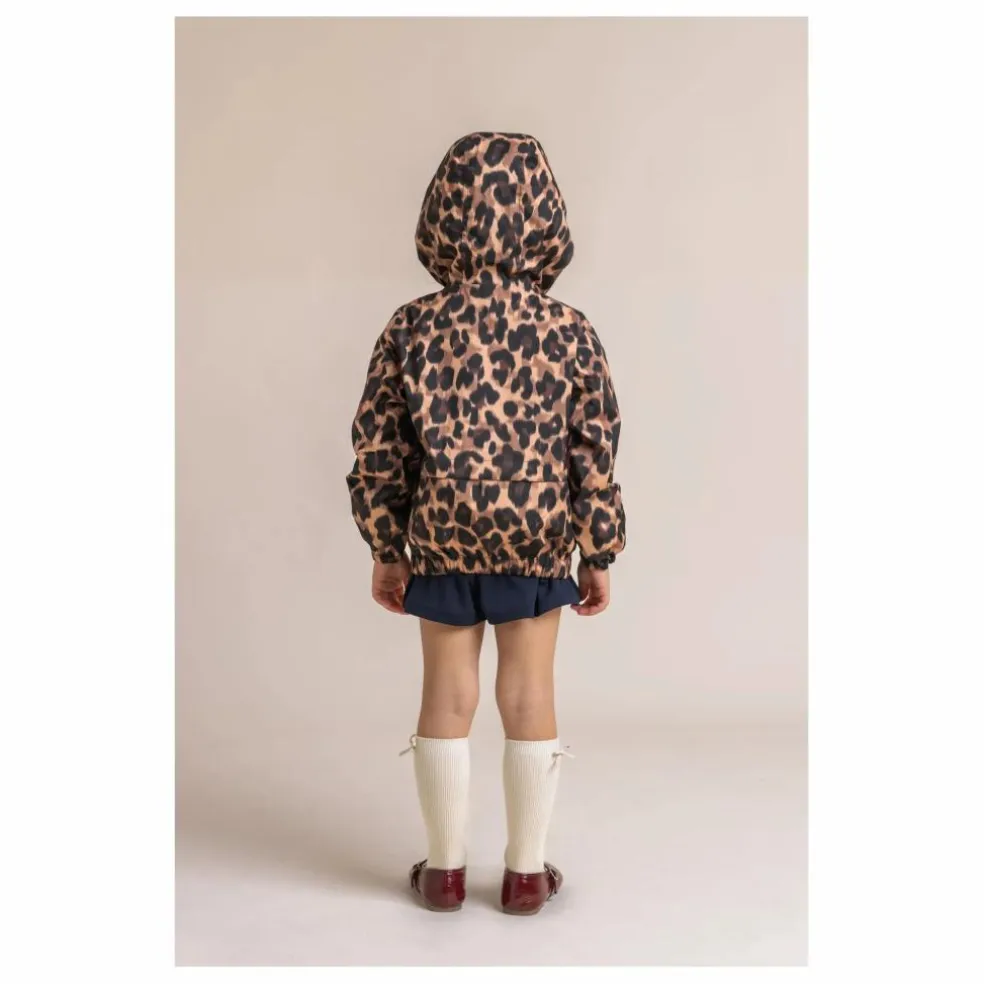 Coupe-Vent Imperméable Bastille Léopard Fibres Recyclées | Marron
