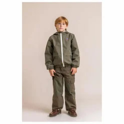 Coupe-Vent Imperméable Bastille Fibres Recyclées | Vert kaki