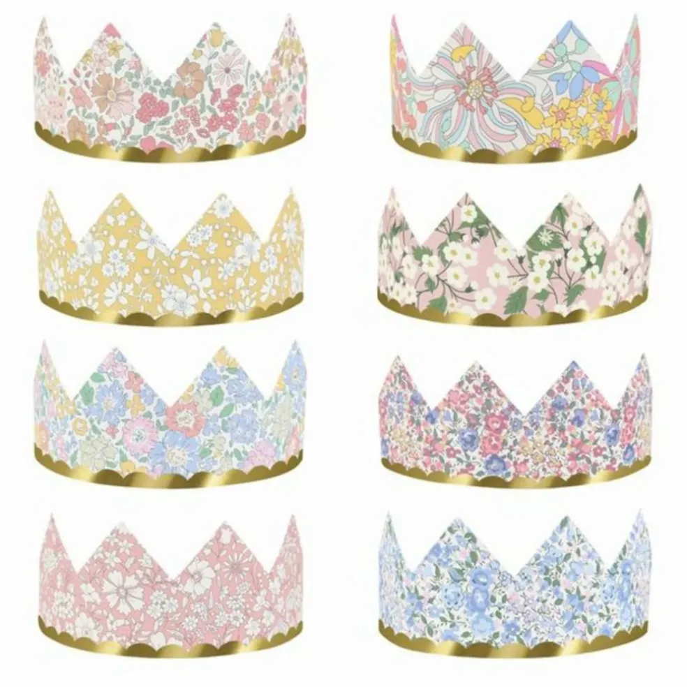 Couronnes de fête - Meri Meri x Liberty - Set de 8