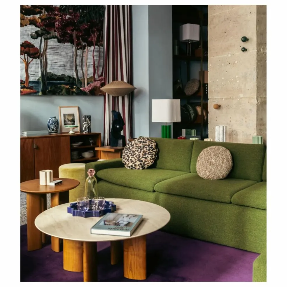 Coussin Bomboloni en jacquard | Léopard