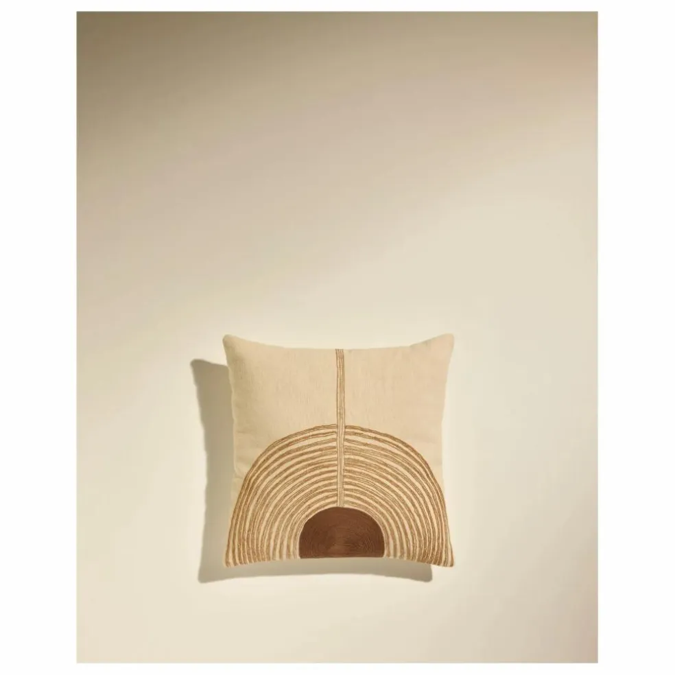 Coussin brodé Mirage | Havane