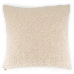 Coussin carré Carino en laine bouclette | Crème