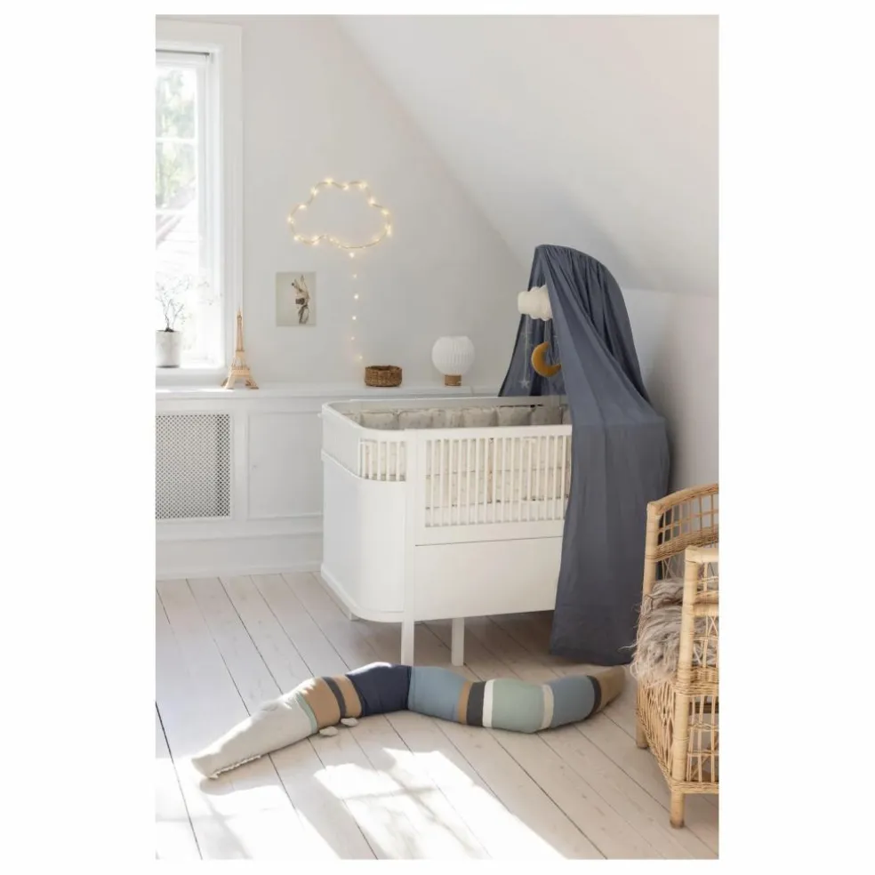 Coussin Crocodile | Bleu