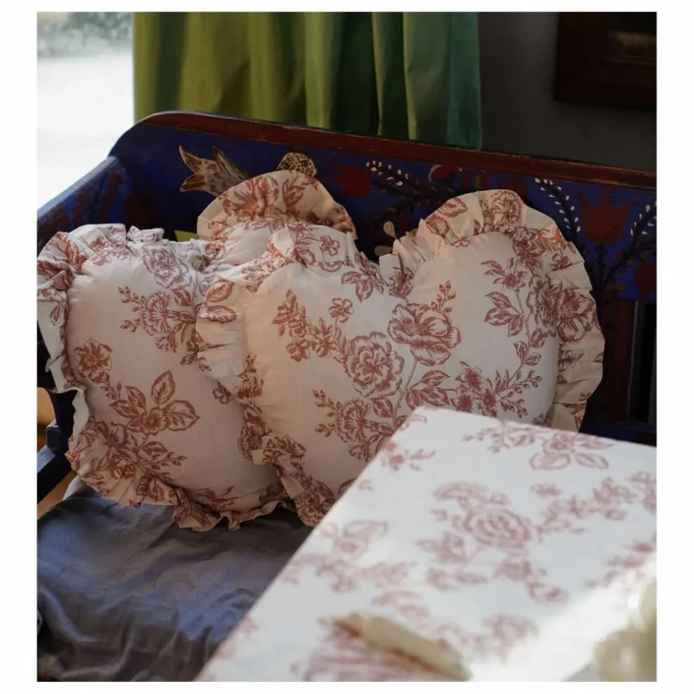 Coussin cœur Whimsical | Rouge