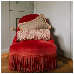 Coussin cylindrique Laura | Rose
