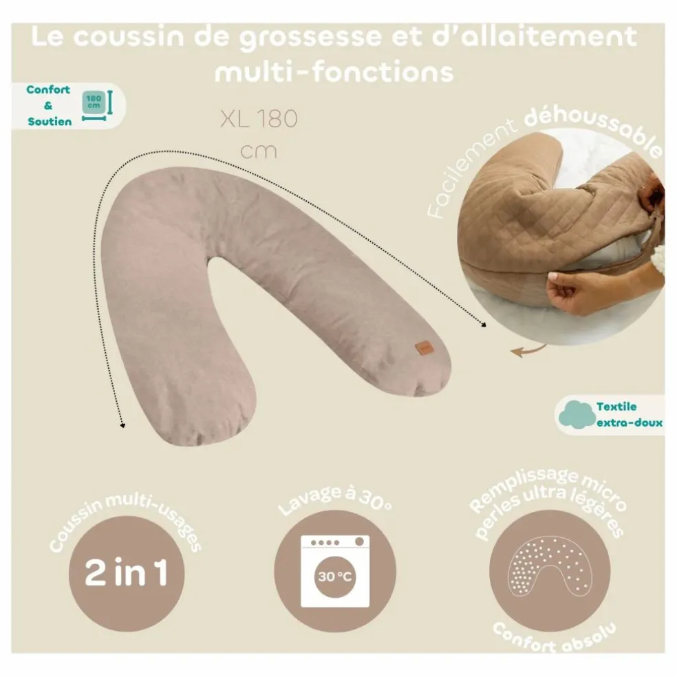 Coussin d'allaitement Big Flopsy | Argile