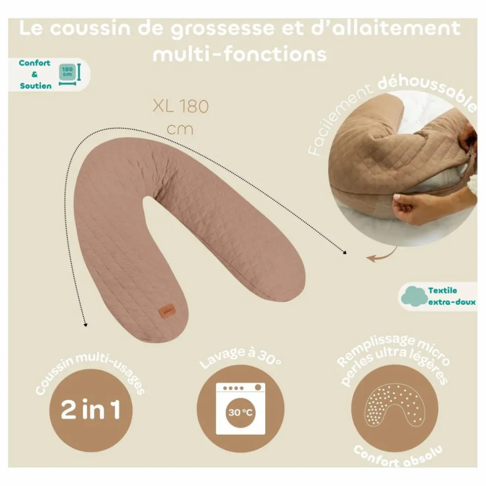 Coussin d'allaitement Big Flopsy | Marron glacé
