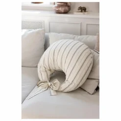 Coussin d'allaitement Cream Stripe | Beige