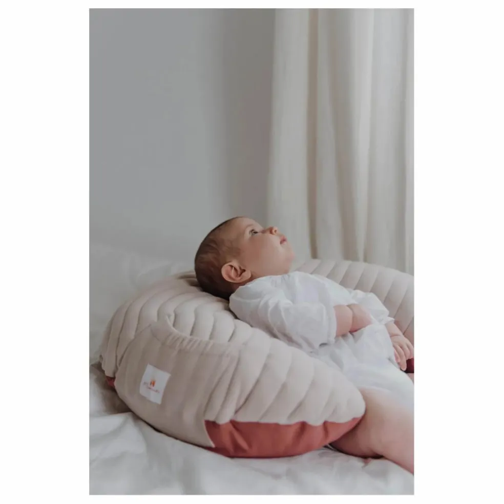 Coussin d'allaitement gonflable | Terracotta