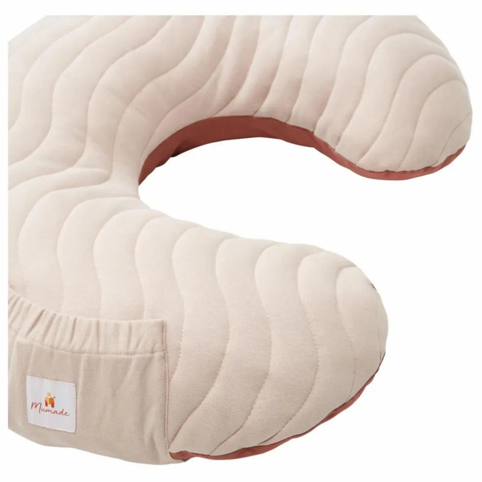 Coussin d'allaitement gonflable | Terracotta