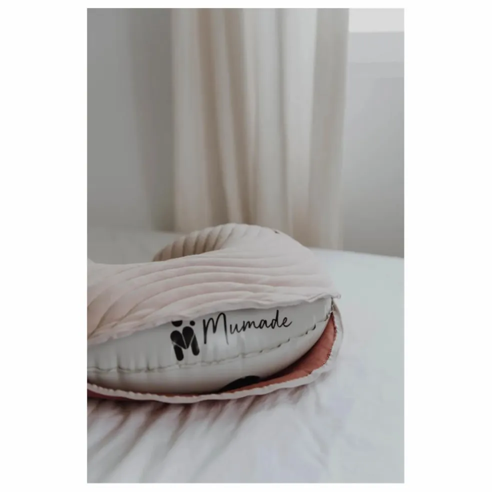 Coussin d'allaitement gonflable | Terracotta