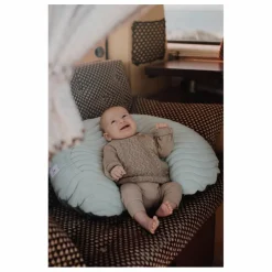 Coussin d'allaitement gonflable | Bleu céladon