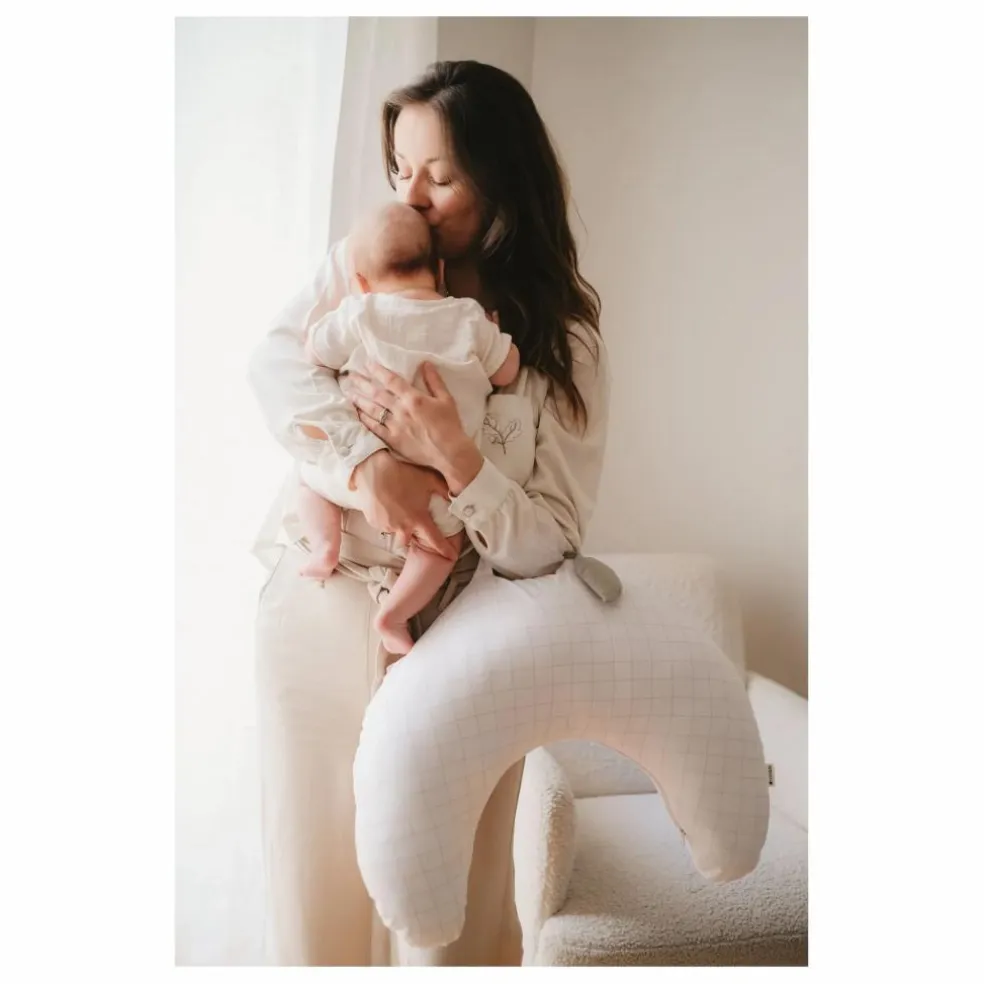 Coussin d'allaitement nomade | Blanc