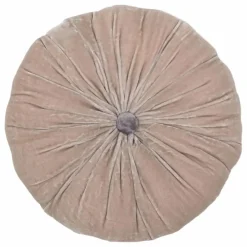 Coussin en velours de soie Goa | Rose poudré