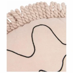 Coussin Enzo le Hérisson - Lin Français | Rose pâle