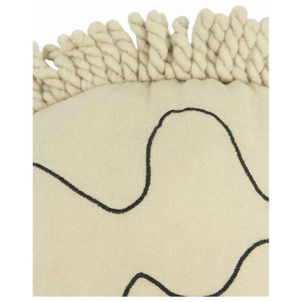 Coussin Enzo le Hérisson - Lin Français | Sauge