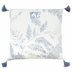 Coussin Feuillage | Bleu marine