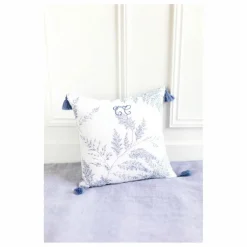 Coussin Feuillage | Bleu marine