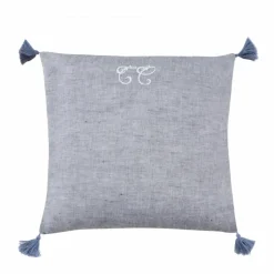 Coussin Feuillage | Bleu marine