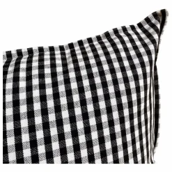 Coussin Havana Vichy | Noir
