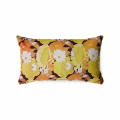 Coussin imprimé Bloom | Jaune