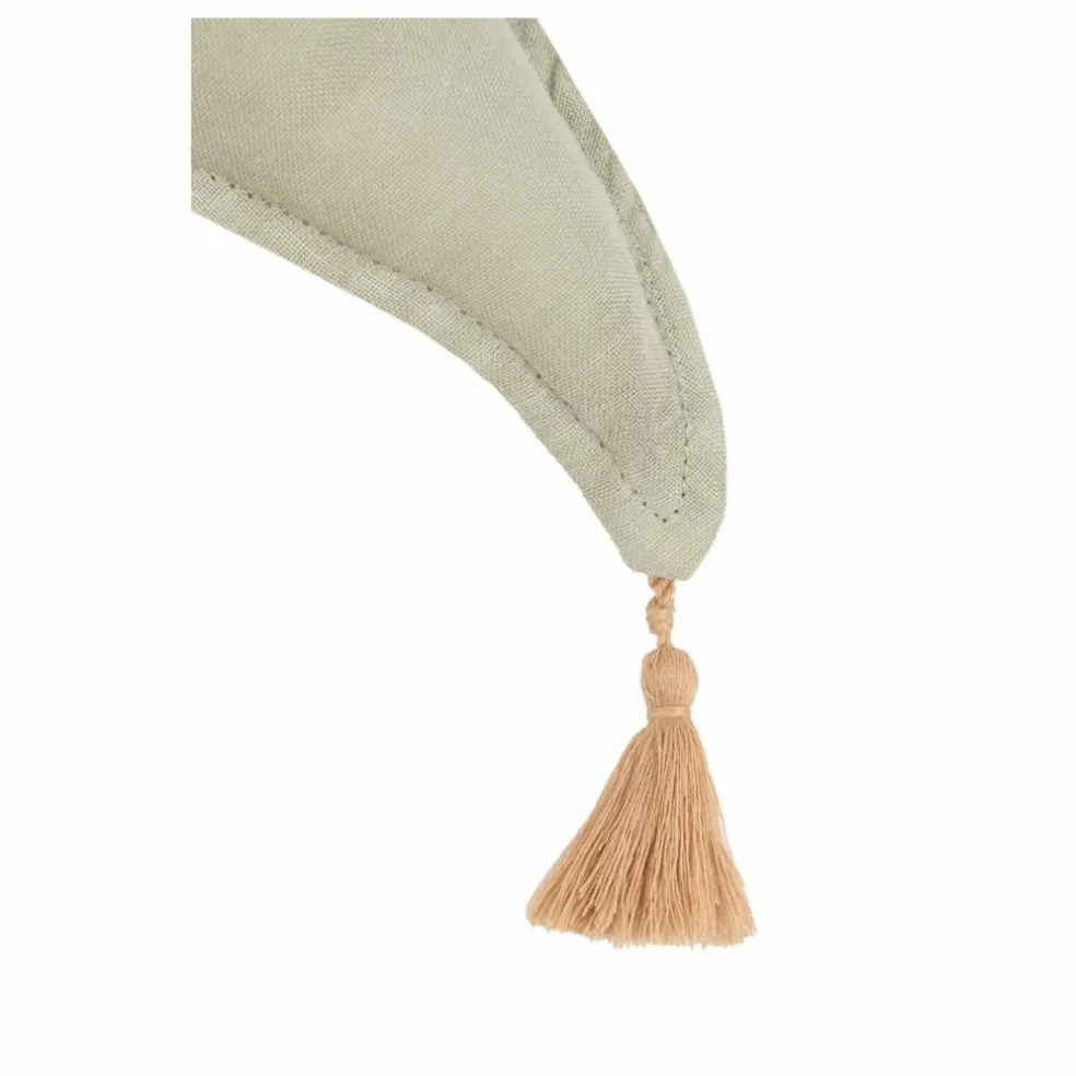 Coussin Lune - Lin Français | Matcha