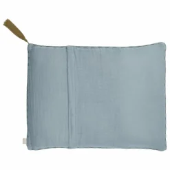 Coussin rectangulaire en coton bio | Sweet Blue S046