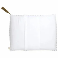 Coussin rectangulaire en coton bio | White S001