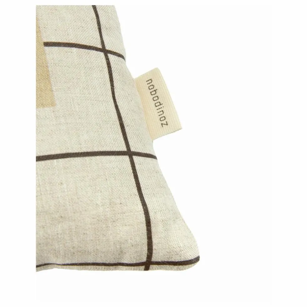 Coussin rectangulaire Maison Vibes - Lin Français | Ecru