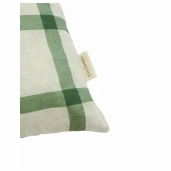 Coussin rectangulaire Oiseau Vibes - Lin Français | Vert