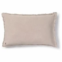 Coussin rectangulaire Stonewashed | Gris perle