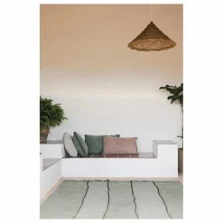 Coussin rectangulaire Stonewashed | Gris perle