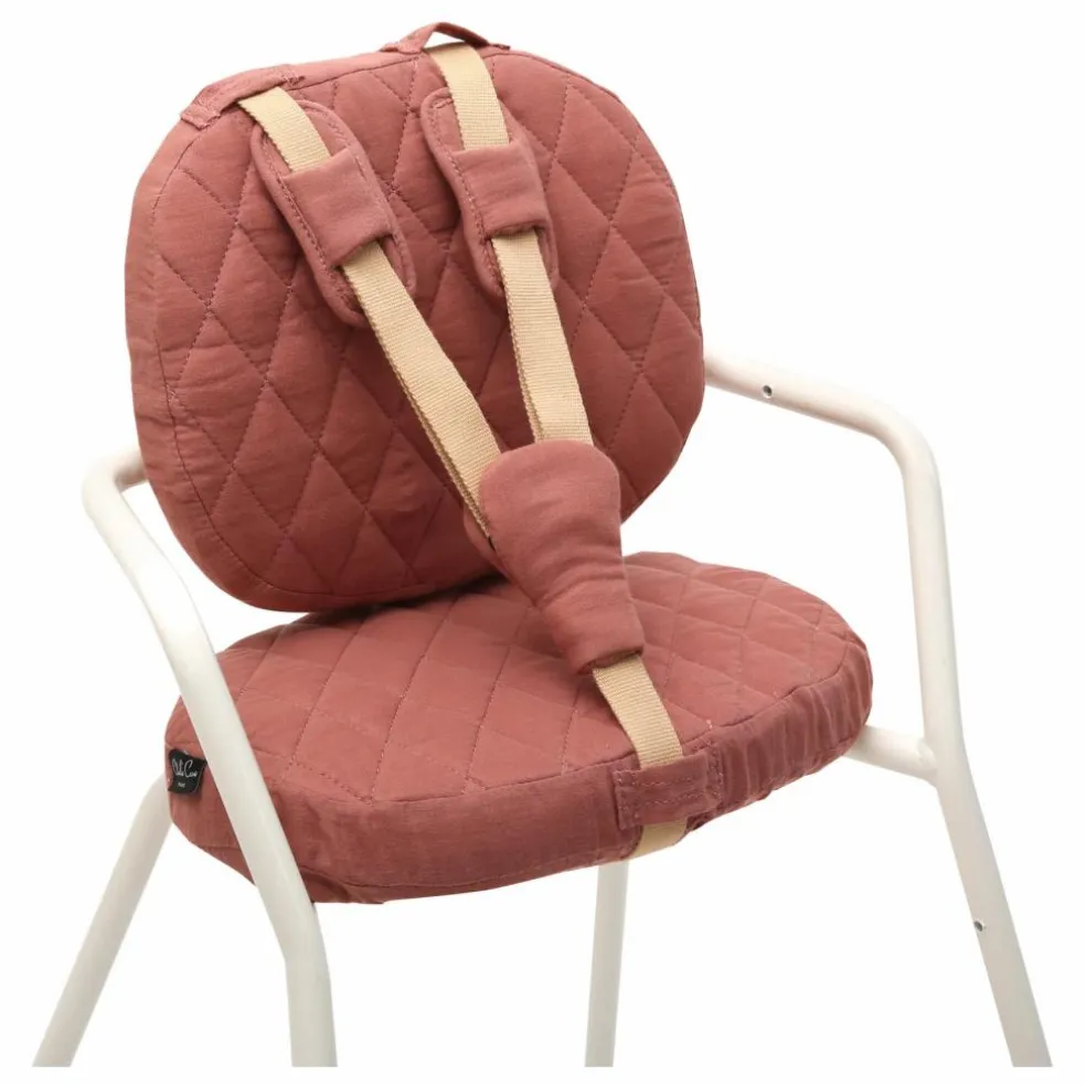 Coussin Tibu en coton biologique | Bois de rose