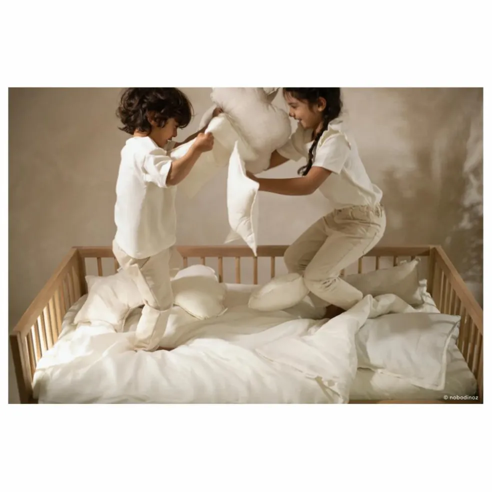 Coussin étoile - Lin Français | Blanc